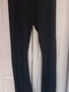 Primark NWT Womens Black Flared Leggings High Waisted Size UK XL US 14/16